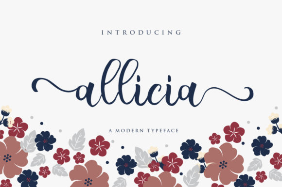 Allicia: A Delicate Script Handwritten Font for Editorial Design