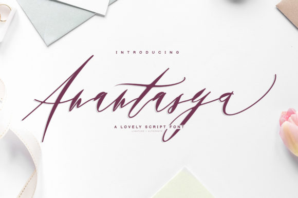 Anantasya: The Elegant Handwritten Font for Makers