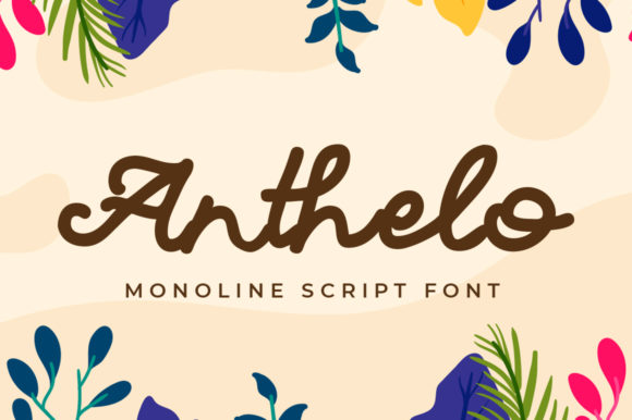Anthelo: A Spectacular Handwritten Font for Web Design