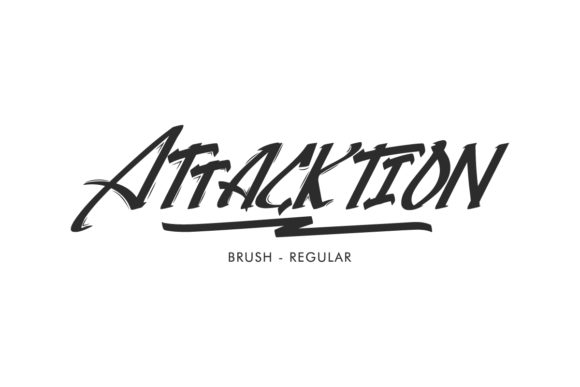 Attacktion Font for Bold Handmade Branding