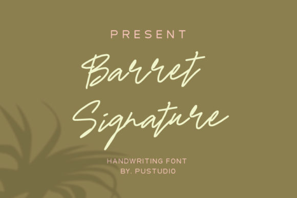 Barret Signature Font for Modern Web Design