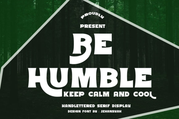Be Humble Typeface for Modern Web Design