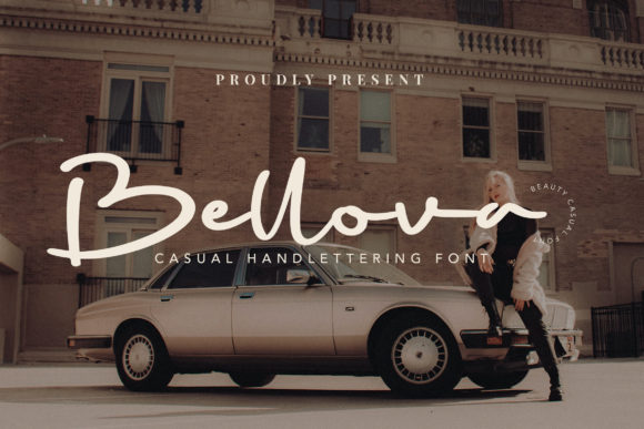 Bellova: A Refined Script Handwritten Font for Makers