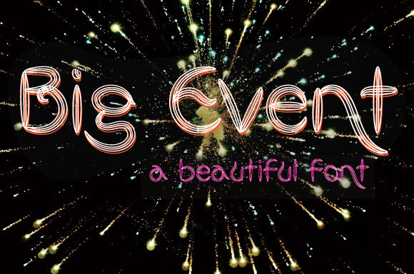 Big Event Font: A Modern Decorative Typeface Review