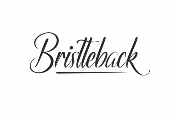 Bristteback: A Handwritten Font for Editorial Design