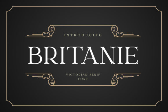Britanie Font: Elevate Your Brand with Elegant Serif Typography