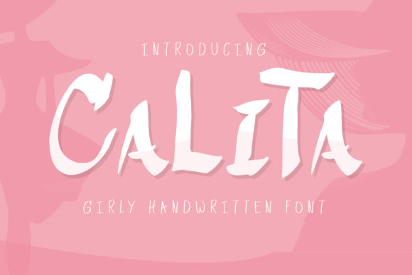 Calita: A Charming Script Handwritten Font for Makers