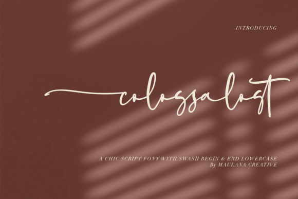 Colossalost Font for Modern Web Design