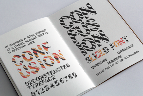 Confusion: A Unique Decorative Font for Editorial Design