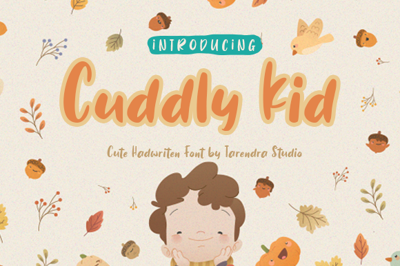 Cuddly Kid: A Friendly Script Handwritten Font for Crafters