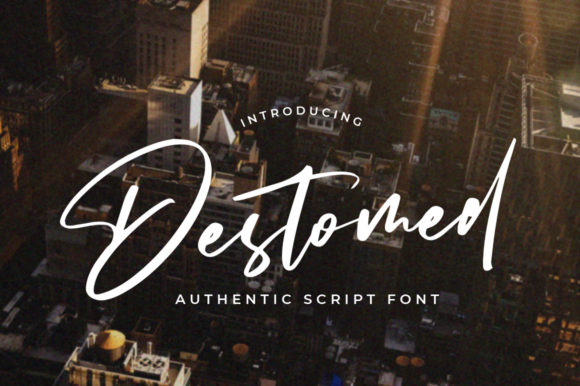 Destomed: A Relaxed Handwritten Font for Editorial Design