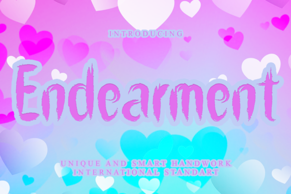 Endearment Font: A Playful Typeface for Branding