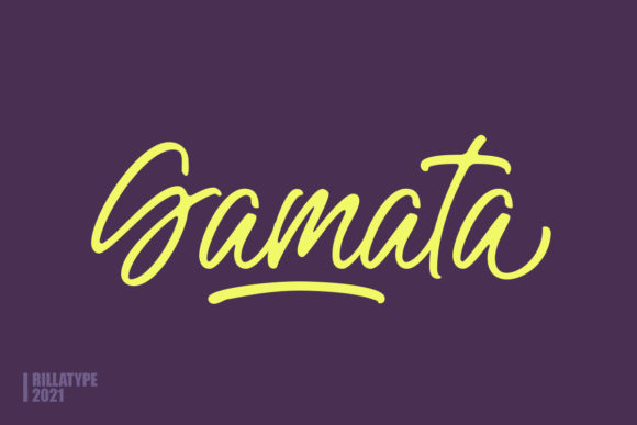 Gamata: The Perfect Handwritten Font for Your Brand
