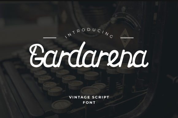 Gardarena: A Modern Script Font for Web Design