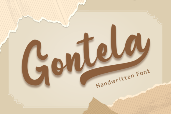 Gontela: A Daring Script Handwritten Font for Makers