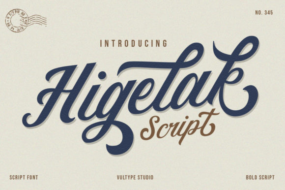 Higelak: A Vintage Handwritten Font for Editors
