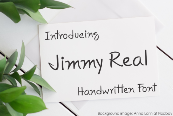 Jimmy Real: The Clean Handwritten Font for Marketers
