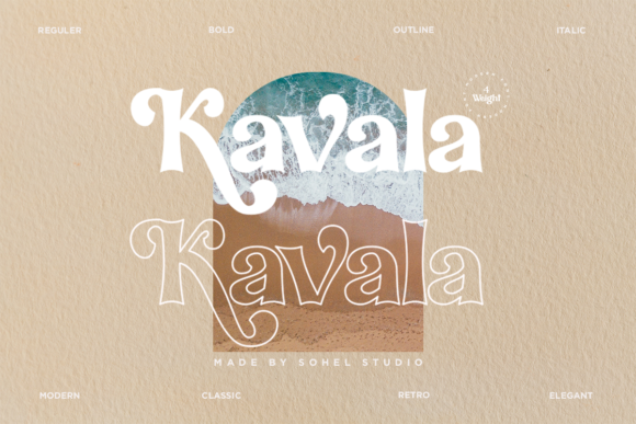 Kavala: A Distinct Serif Font for Professional Design