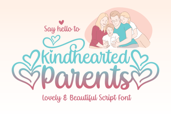 Kindhearted Parents: A Handwritten Font for Editorial Design