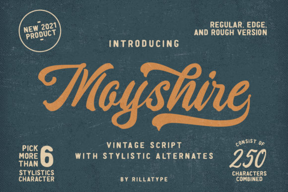 Moyshire: A Bold Handwritten Font for Makers