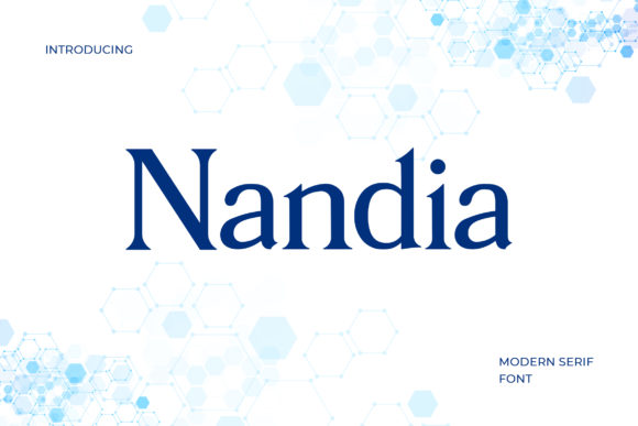 Nandia: A Delicate Serif Typeface for Modern Editorial Design