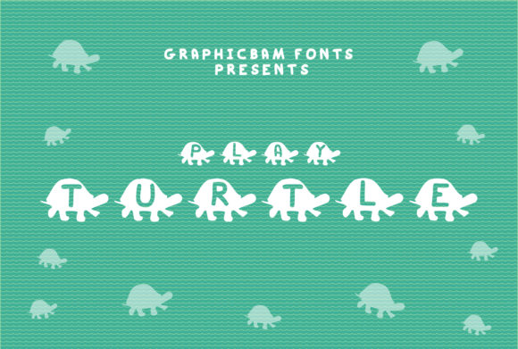 Play Turtle: A Cute Decorative Font for Friendly Branding