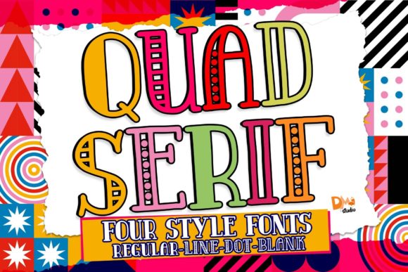 Quad Serif: A Playful Font for Makers