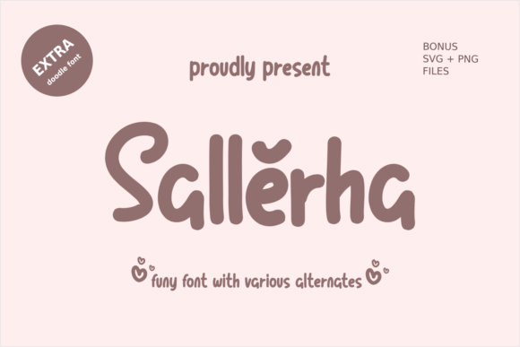 Sallerha: The Playful Handwritten Font for Crafters