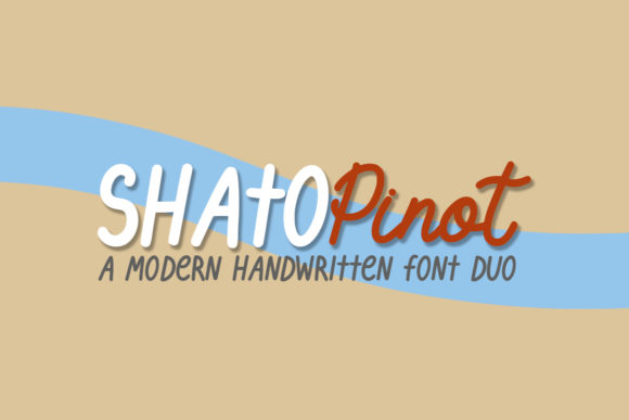 Shato Pinot Duo Font for Crafters