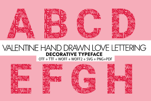 Valentine s Day 2.0: A Cute Decorative Font for Editors