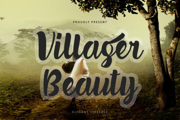 Villager Beauty: A Bold Handwritten Font for Campaigns