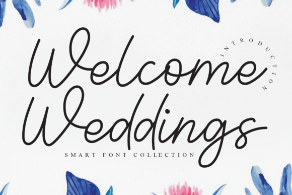 Welcome Weddings Font for Elegant Design